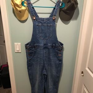 Denim Overalls Distressed NWOT